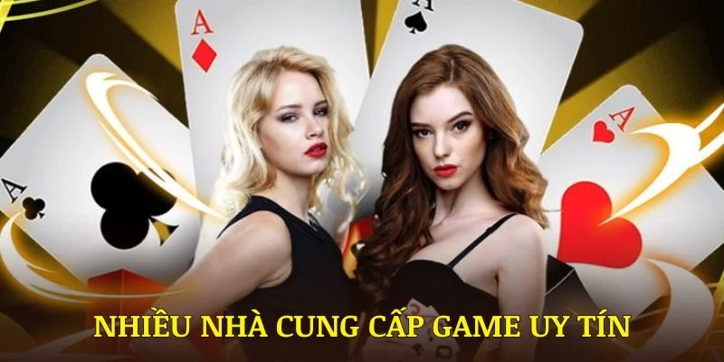 Nhiều nhà cung cấp game uy tín tại casino HM88