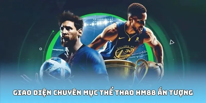 Giao diện chuyên mục thể thao ấn tượng